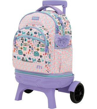 Mochila Carro Fijo Compact Desmontable Ruedas Grandes Tandem Catmil...