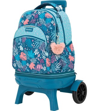 Mochila Carro Fijo Compact Desmontable Ruedas Grandes Tandem Leaves...