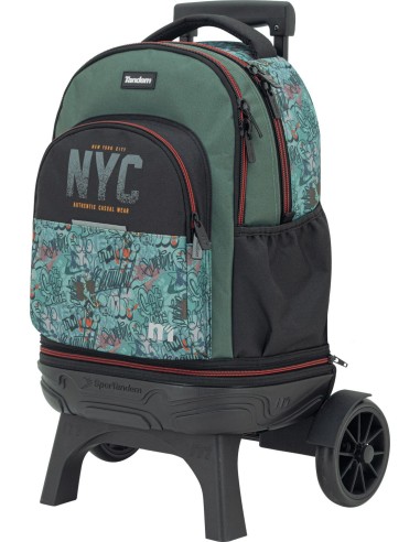 Mochila Carro Fijo Compact Desmontable Ruedas Grandes Tandem N Y C ...