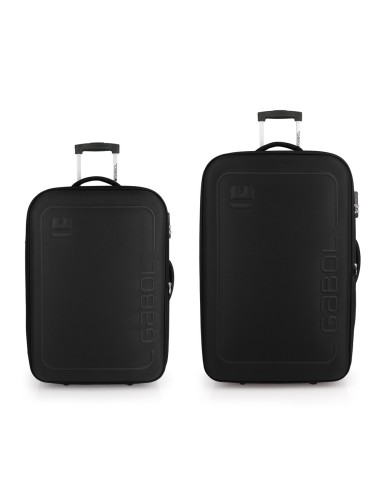 Set 2 Maletas M-L Gabol Orbit Negro Juego de Maletas | Fr...