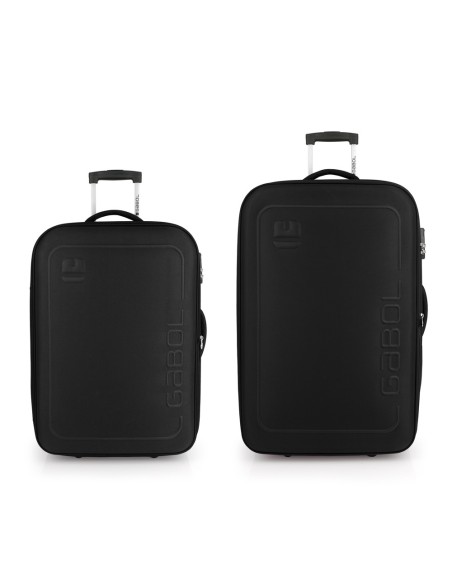 Set 2 Maletas M-L Gabol Orbit Negro Juego de Maletas | Fr...