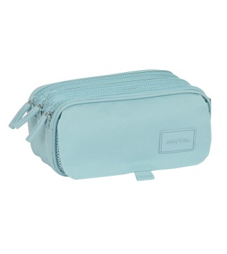 PORTATODO TRIPLE BIG SAFTA BASIC AZUL | Comprar PORTATODO TRIPLE BI...