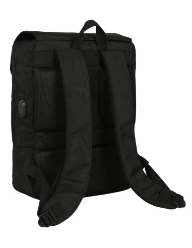 MOCHILA CON SOLAPA PORTATIL 13,3''+USB REAL BETIS BALOMPIE PREMIUM ...