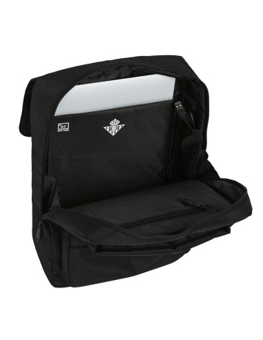 MOCHILA CON SOLAPA PORTATIL 13,3''+USB REAL BETIS BALOMPIE PREMIUM ...