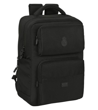 MOCHILA 2 BOLSILLOS PORTATIL 15,6''+USB REAL MADRID PREMIUM | Compr...