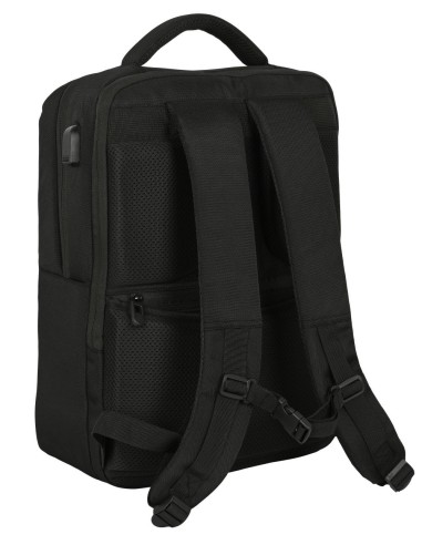 MOCHILA 2 BOLSILLOS PORTATIL 15,6''+USB REAL MADRID PREMIUM | Compr...