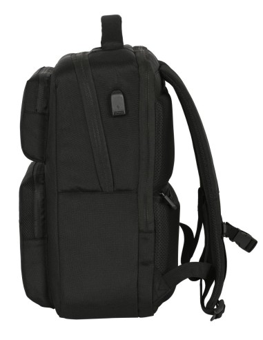 MOCHILA 2 BOLSILLOS PORTATIL 15,6''+USB REAL MADRID PREMIUM | Compr...