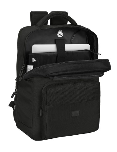 MOCHILA 2 BOLSILLOS PORTATIL 15,6''+USB REAL MADRID PREMIUM | Compr...