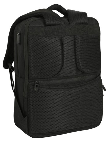 MOCHILA 2 BOLSILLOS PORTATIL 15,6''+USB REAL MADRID PREMIUM | Compr...