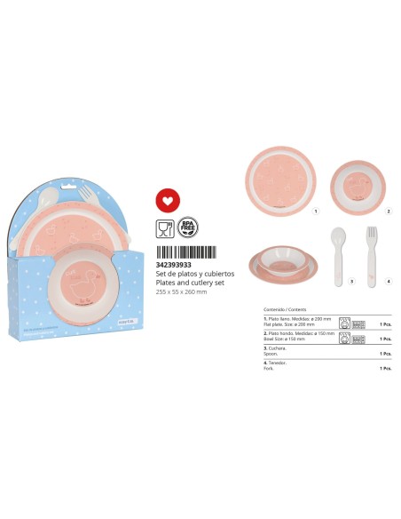 SET DE PLATOS Y CUBIERTOS SAFTA PREESCOLAR "PATITO" | Comprar SET D... SET DE PLATOS Y CUBIERTOS SAFTA PREESCOLAR "PATITO" | Comprar SET D...