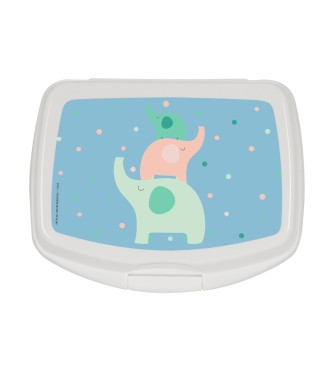 SANDWICHERA RECTANGULAR SAFTA PREESCOLAR "ELEFANTES" | Comprar SAND...