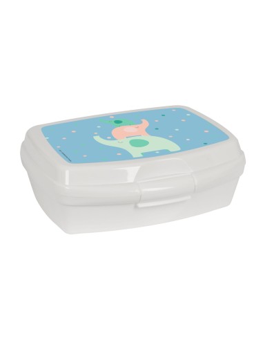 SANDWICHERA RECTANGULAR SAFTA PREESCOLAR "ELEFANTES" | Comprar SAND...