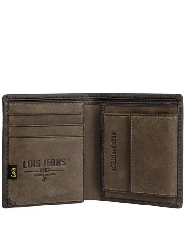 Cartera Billetero Lois Knight Marrón Oscuro | Comprar Cartera Bille...