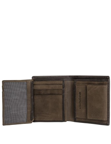 Cartera Billetero Lois Knight Marrón Oscuro | Comprar Cartera Bille...