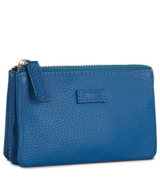 Monedero Triple Llavero Tarjetero Amberes Jaslen Azul | Comprar Mon...