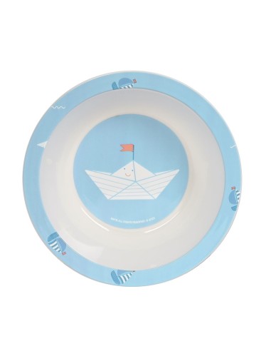 SET DE PLATOS Y CUBIERTOS SAFTA PREESCOLAR "SHIP"