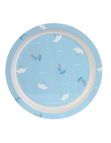 SET DE PLATOS Y CUBIERTOS SAFTA PREESCOLAR "SHIP"