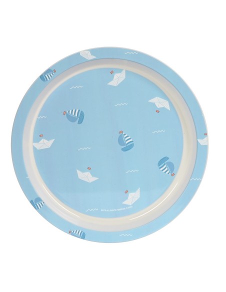 SET DE PLATOS Y CUBIERTOS SAFTA PREESCOLAR "SHIP"