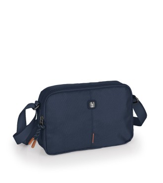 Bolso Bandolera Doble Pequeña Mujer Gabol Central Azul | Comprar Bo...