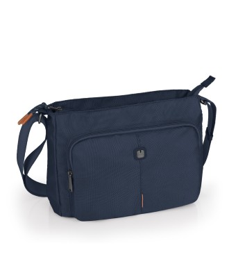 Bolso Bandolera Cruzado Mujer Gabol Central Azul | Comprar Bolso Ba...