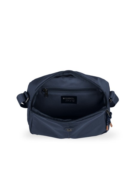 Bolso Bandolera Doble Pequeña Mujer Gabol Central Azul | Comprar Bo... Bolso Bandolera Doble Pequeña Mujer Gabol Central Azul | Comprar Bo...