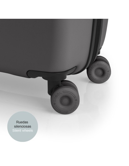Maleta Trolley Cabina Gabol Pacific Gris Maletas Cabina |...