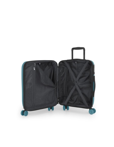 Maleta Trolley Cabina Gabol Pacific Turquesa Maletas Cabi...