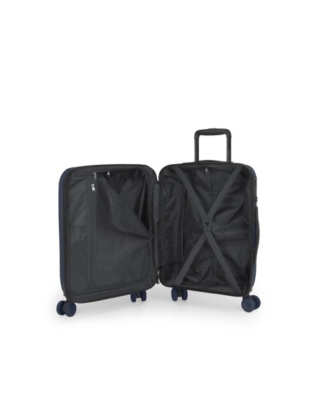 Maleta Trolley Cabina Gabol Pacific Azul Marino Maletas C...