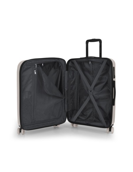 Maleta Trolley Mediano Gabol Pacific Beige Maletas Median...