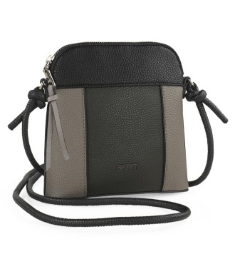 Bolso Bandolera Plana Mujer Lois Narbona Negro/Kaki | Comprar Bolso...