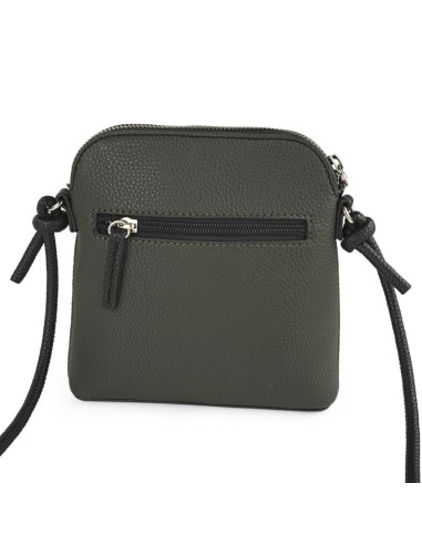 Bolso Bandolera Plana Mujer Lois Narbona Negro/Kaki | Comprar Bolso...