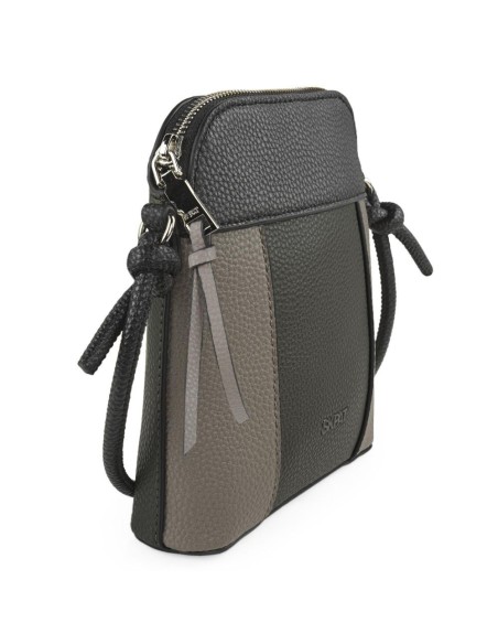 Bolso Bandolera Plana Mujer Lois Narbona Negro/Kaki | Comprar Bolso... Bolso Bandolera Plana Mujer Lois Narbona Negro/Kaki | Comprar Bolso...