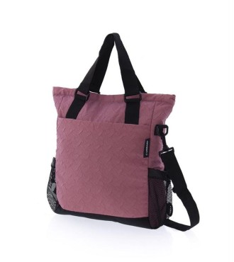 Bolso Doble Asa Corta Convertible En Mochila Vogart Origami Rosa | ...
