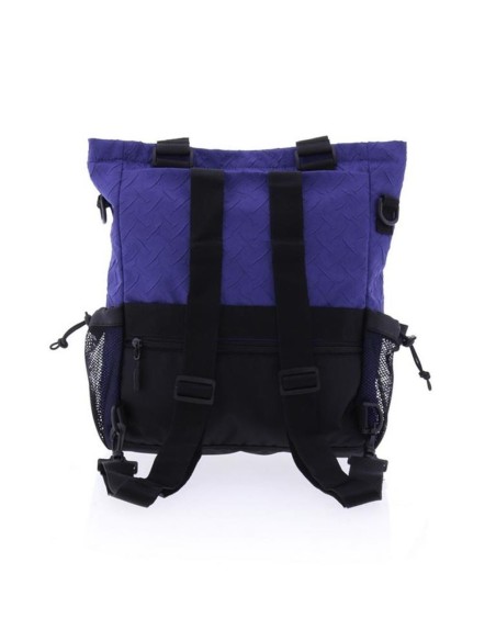 Bolso Doble Asa Corta Convertible En Mochila Vogart Origami Azul | ... Bolso Doble Asa Corta Convertible En Mochila Vogart Origami Azul | ...