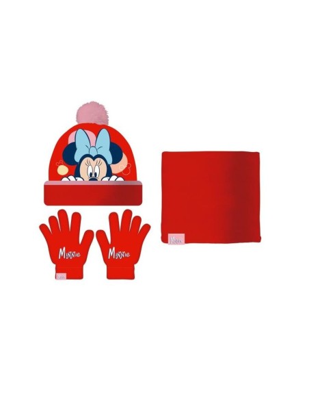 SET GORRO/BUFF/GUANTES BEB 44/46 MINNIE MOUSE "LUCKY" SET GORRO/BUFF/GUANTES BEB 44/46 MINNIE MOUSE "LUCKY"