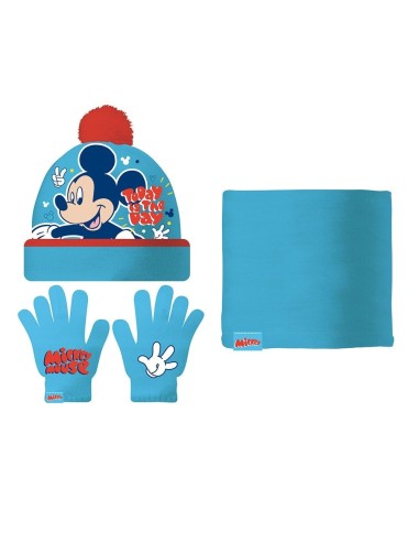 SET GORRO/BUFF/GUANTES BEB 44/46 MICKEY MOUSE "HAPPY SMILES"