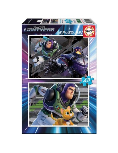 2 PUZZLES DE 48 PIEZAS LIGHTYEAR