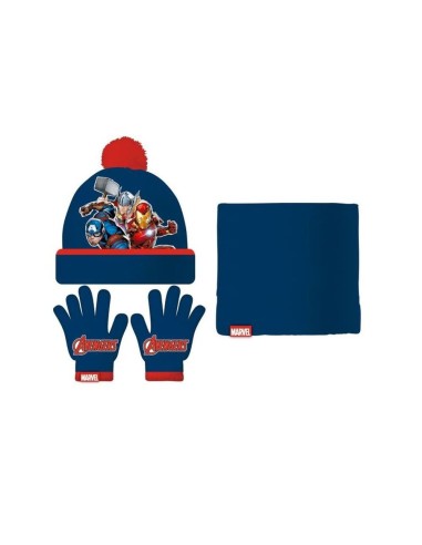 SET GORRO/BUFF/GUANTES INFANTIL 48/51 AVENGERS "INFINITY"