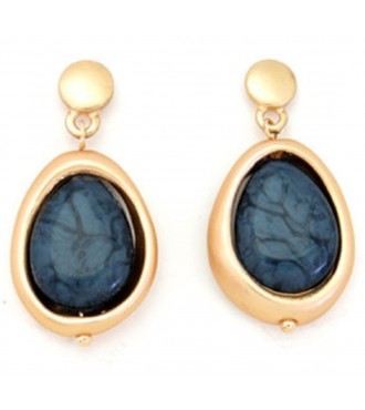 Pendiente Peacock Dorado/Azul | Comprar Pendiente Peacock Dorado/Az...