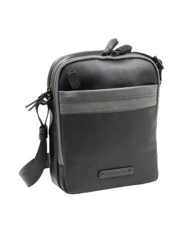 Bolso Doble Cruzado Hombre Matties 40020 Sport Negro | Comprar Bols...