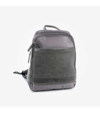 Mochila Para Portatil 13,2" Hombre Matties 40042 Gris