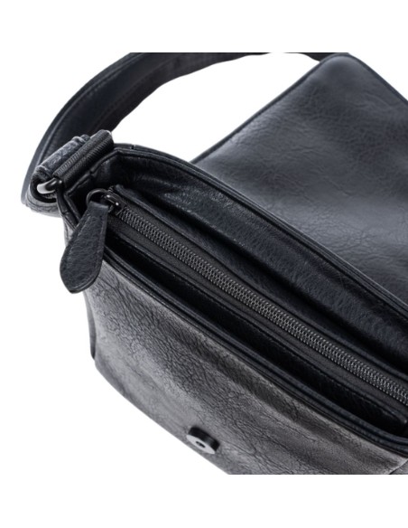 Bolso Bandolera C/Solapa Matties Rustic 40100-20 Negro | Comprar Bo... Bolso Bandolera C/Solapa Matties Rustic 40100-20 Negro | Comprar Bo...
