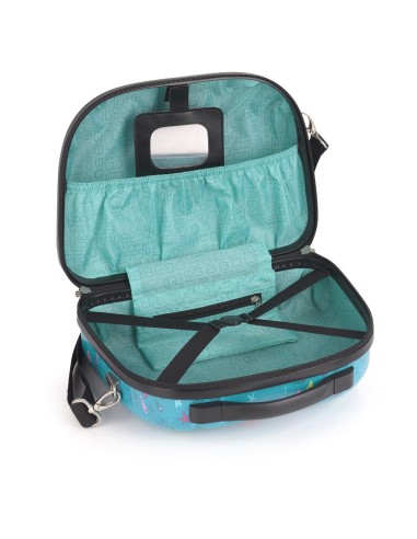 Set de maleta de cabina,  mediana y neceser Gabol ACQUA J...