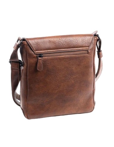 Bolso Bandolera C/Solapa Matties Rustic 40102-80 Marrón | Comprar B...