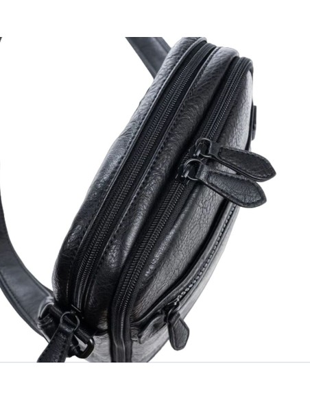 Bolso Bandolera Matties Rustic 40104-20 Negro | Comprar Bolso Bando...