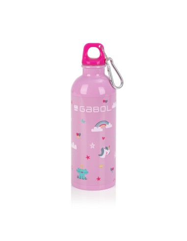 Botella Aluminio Infantil Gabol Rainbow | Comprar Botella Aluminio ...