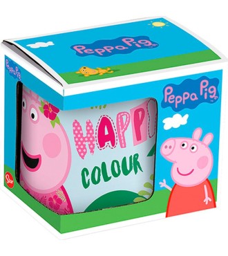 TAZA GRANDE 325ml PEPPA PIG "HAVING FUN" | Comprar TAZA GRANDE 325m...