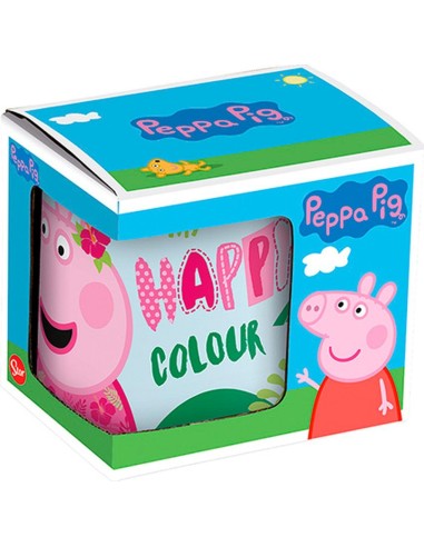 TAZA GRANDE 325ml PEPPA PIG "HAVING FUN" | Comprar TAZA GRANDE 325m...