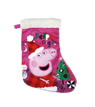 CALCETIN PAPA NOEL 42CM PEPPA PIG "COSY CORNER"