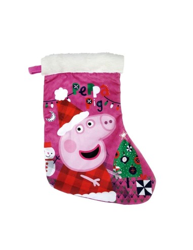 CALCETIN PAPA NOEL 42CM PEPPA PIG "COSY CORNER"